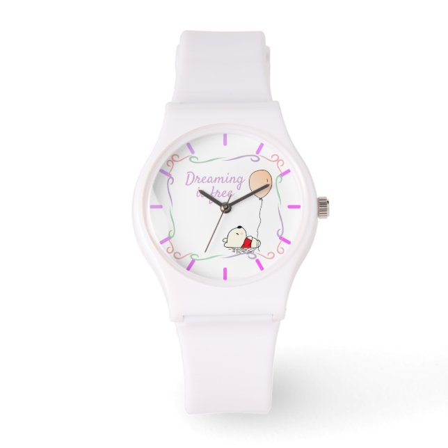 Free Dreams Bear with Balloons Watch (Front)
