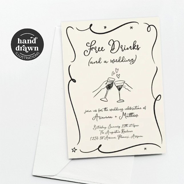 Free Drinks and a Wedding Invitation (Creator Uploaded)
