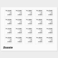 Whimsical Script Save The Date Classic Round Sticker, Zazzle