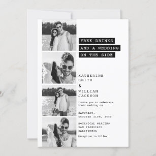 Free Drinks Photo Booth Label Maker Font  Invitation