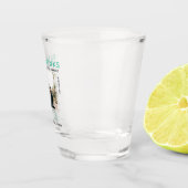 Free Drinks | Photo Save the Date Shot Glass (Right)