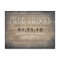 Free Drinks | Rustic Wood Funny Save the Date