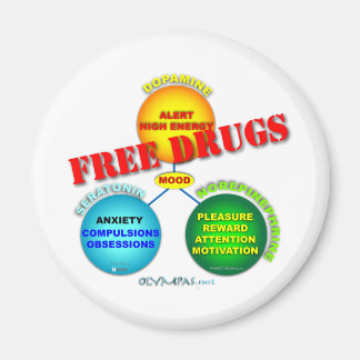 Free Drugs in the Brain Magnet