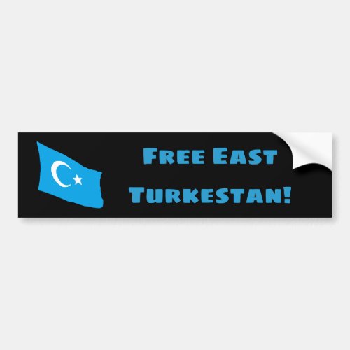 Free East Turkestan Bumper Sticker