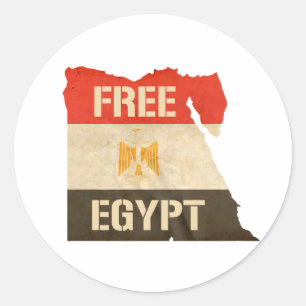 FREE EGYPT CLASSIC ROUND STICKER