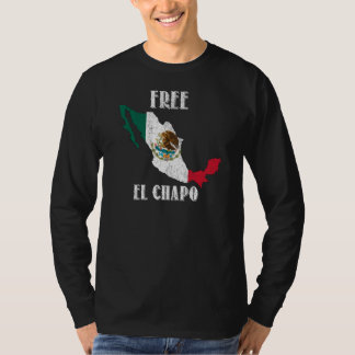 Free El Chapo Gangster Long Sleeve T-Shirt