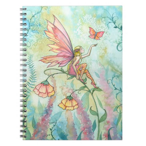 Free Fairy and Butterfly Art by Molly Harrison Notebook