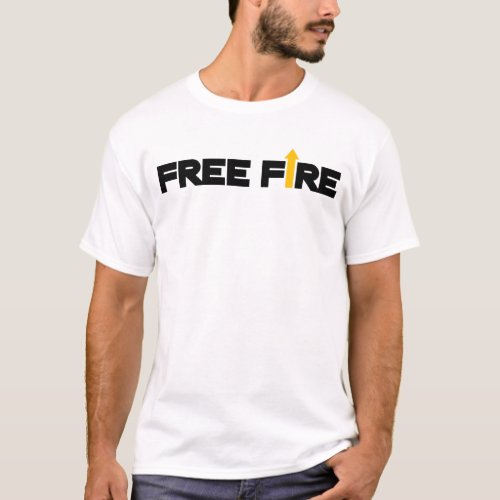 Free Fire T_shirt Unisex free fire logo t_shirt