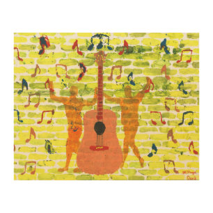 free flowing happiness wood wall art