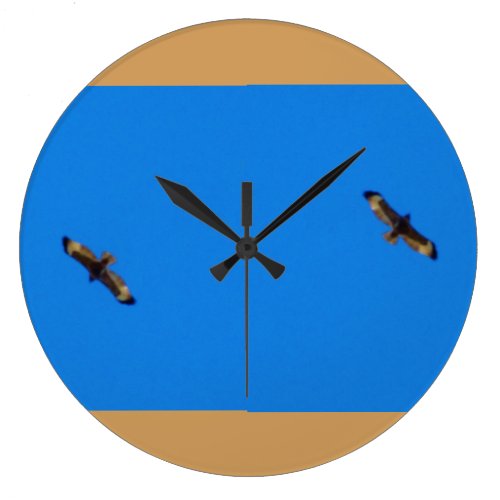 Free Flying Hawk Wall Clock