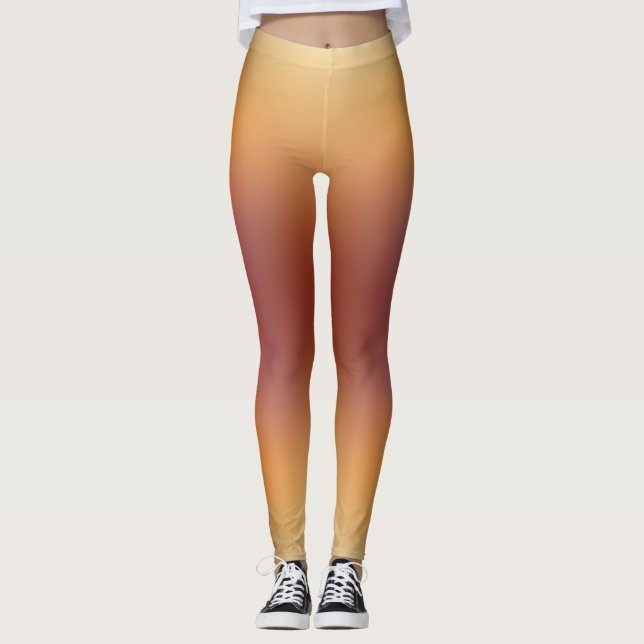 free form gradient on extra small legging (Front)