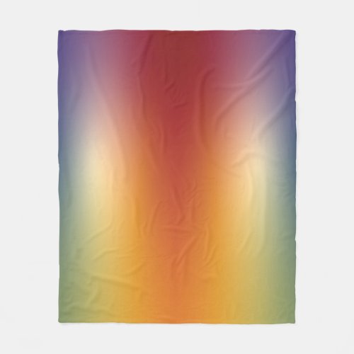free form gradient on fleece blanket