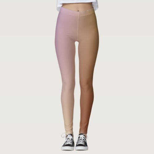 free form gradient on large legging