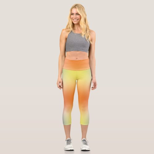 free form gradient on  large legging