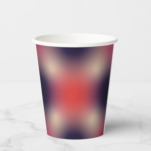 free form gradient on paper cup