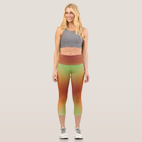 free form gradient on  small legging