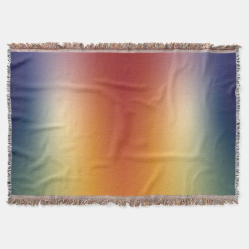 free form gradient on throw fleece blanket