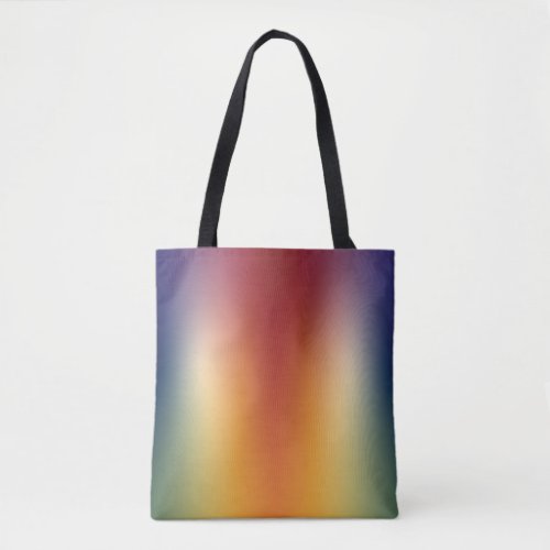 free form gradient on tote bag
