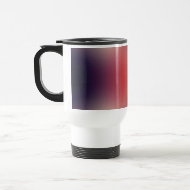 free form gradient on travel mug (Left)