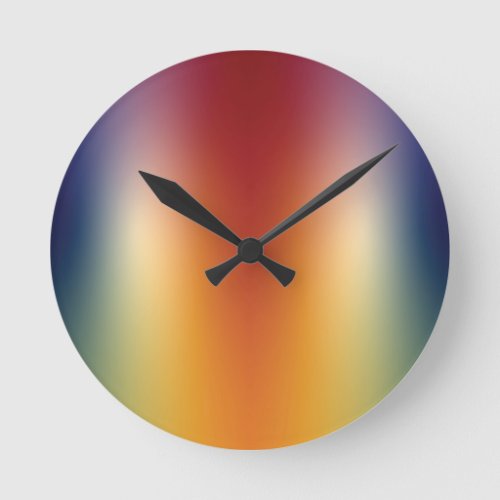 free form gradient on wall clock