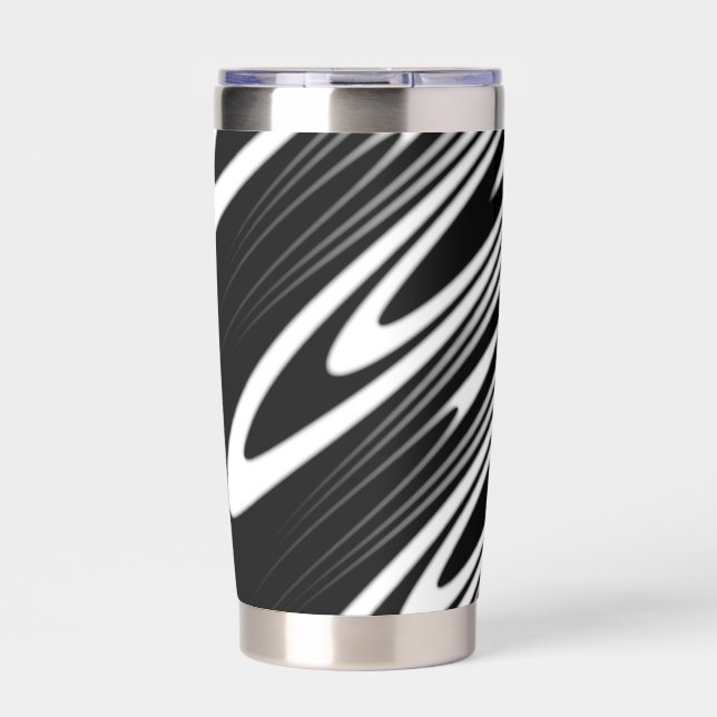 free form pattern on thermal tumbler (Front)