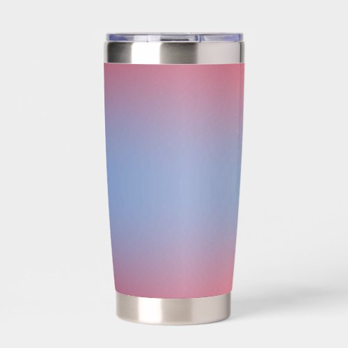 free form pattern on thermal tumbler