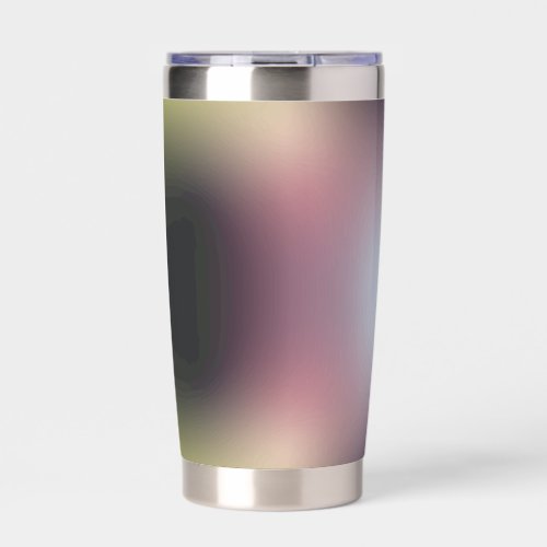 free form pattern on thermal tumbler