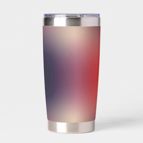 free form pattern on thermal tumbler