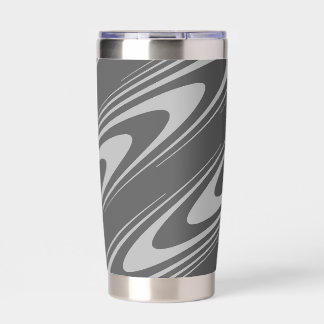 free form pattern on thermal tumbler