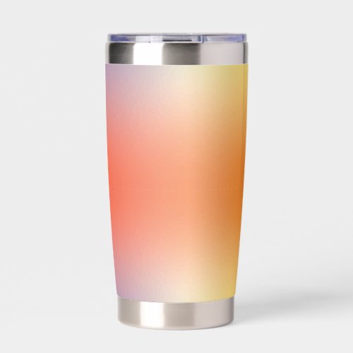 free form pattern on thermal tumbler