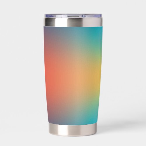 free form pattern on thermal tumbler