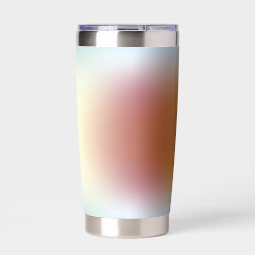 free form pattern on thermal tumbler