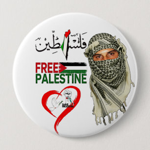 Free Free Palestine Button