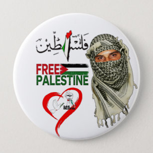 Free Free Palestine Button