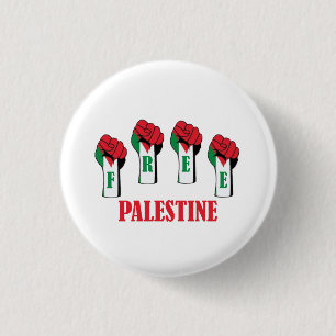 FREE free PALESTINE STOP WAR IN GAZA Button