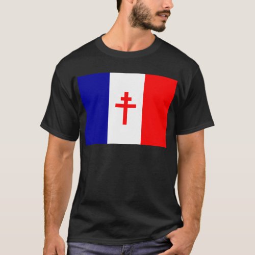 Free French Forces Flag T_Shirt