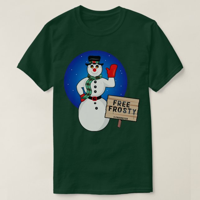 Free Frosty From The Kranks T-Shirt (Design Front)