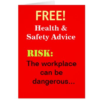 Free Funny Health And Safety Advice Add A Caption by 9to5Celebrity at Zazzle
