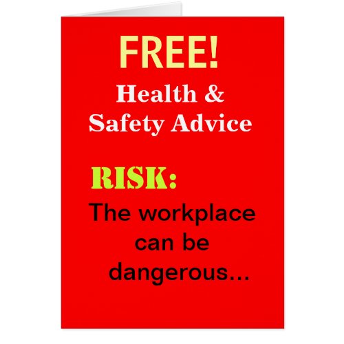 Free Funny Health and Safety Advice Add A Caption