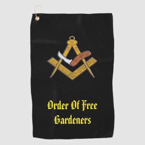 Free Gardeners Golf Towel