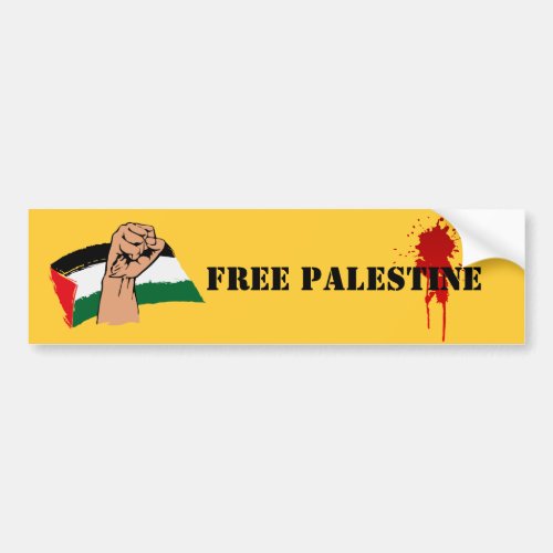 Free Gaza Free Palestine Bumper Sticker