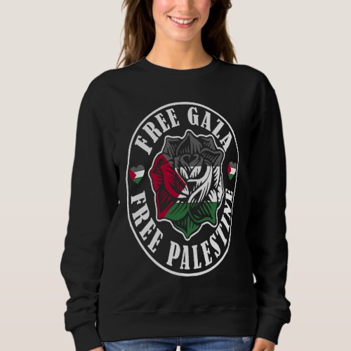 Free gaza free palestine Free palestine Sweatshirt
