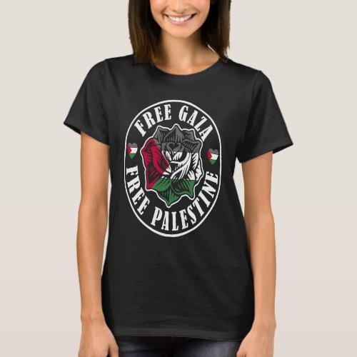 Free gaza free palestine Free palestine T_Shirt
