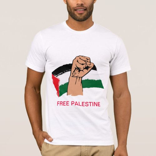 Free Gaza free Palestine T_Shirt