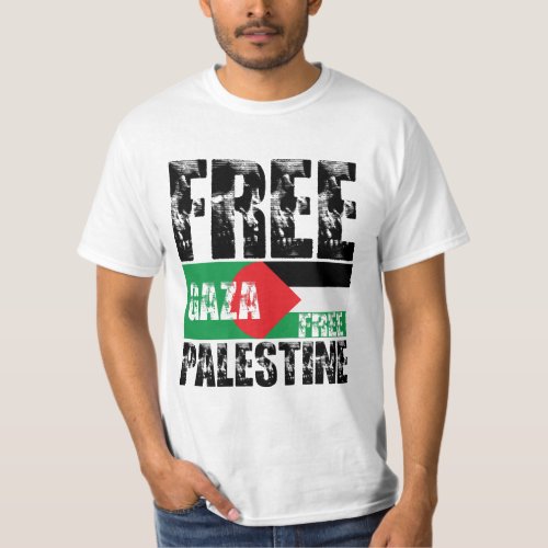 Free Gaza Free Palestine T_Shirt