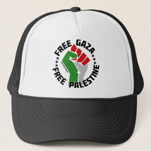 free gaza free palestine trucker hat