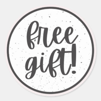 Free Gift Packaging Stickers