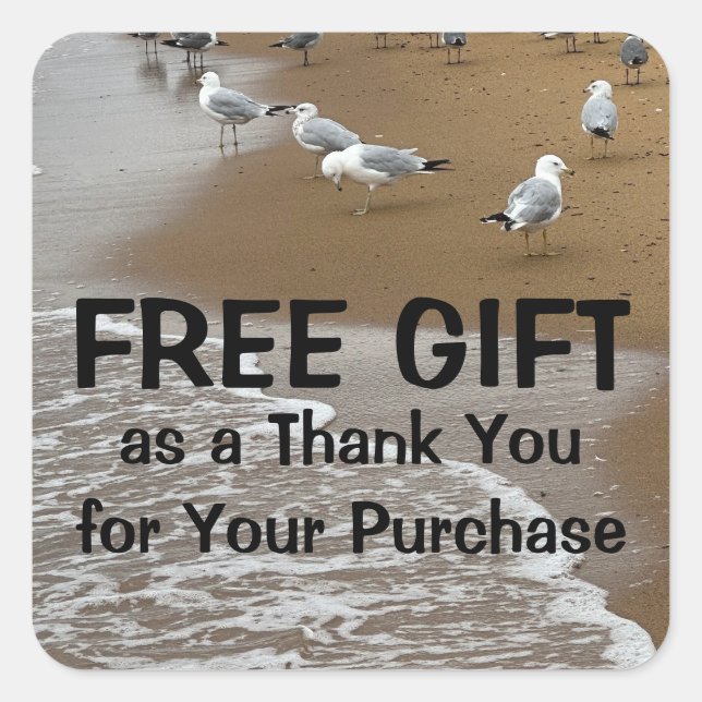 Free Gift Sticker for Small Business Owners (Front)