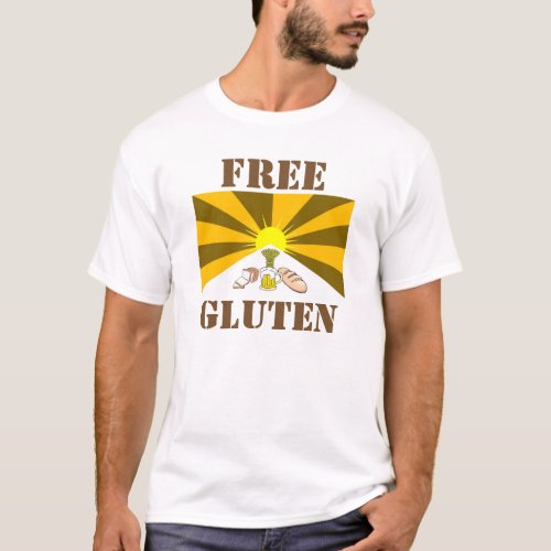 Free Gluten Mens Basic T_Shirt