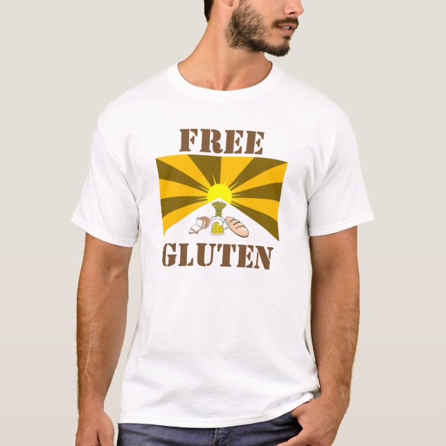 Free Gluten Men's Basic T-Shirt (Front)